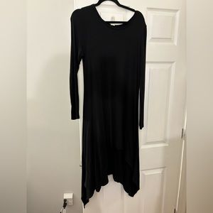 Long sleeve black dress. Size small